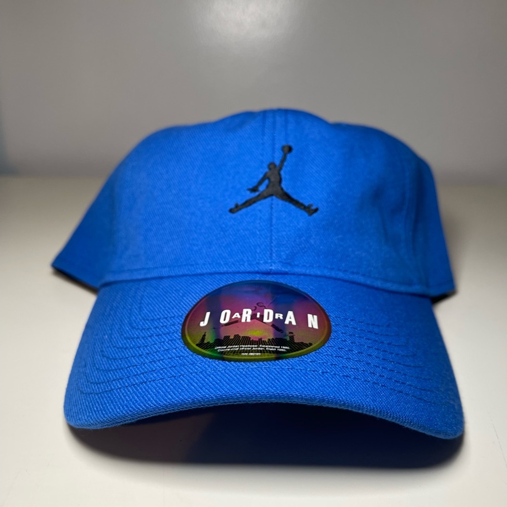 Jordan Royal Blue Hat with Black Emblem